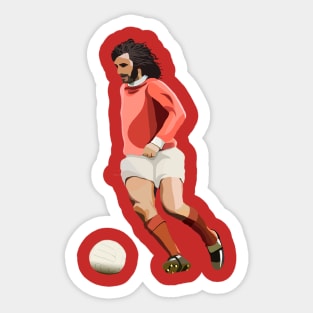 Legend George Best Sticker